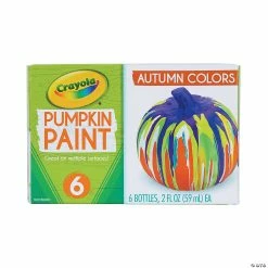 Wholesale ๐ 2 oz. Crayolaยฎ Autumn Colors Acrylic Pumpkin Paint - Set of 6 ๐ฏ