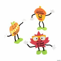 Hot Sale ✨ 3D Fall Faith Stand-Up Craft Kit - Makes 12 🌟
