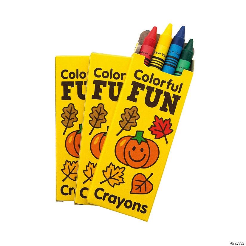 Coupon ๐ 4-Color Fall Crayons - 48 Boxes ๐ 3 Coupon ๐ 4-Color Fall Crayons - 48 Boxes ๐
