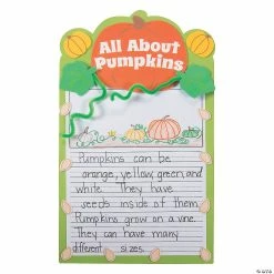 Best Sale โ๏ธ All About Pumpkins Writing Prompt Craft Kit - Makes 12 ๐