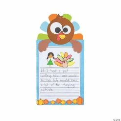 Coupon 💯 All About Turkeys Writing Prompt Craft Kit - Makes 24 😍