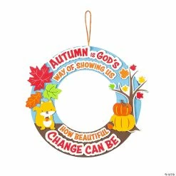 Brand new ๐งจ Autumn Change Wreath Craft Kit- Makes 12 ๐
