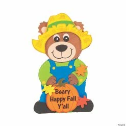 Coupon 👍 Beary Happy Fall Y’all Magnet Craft Kit - Makes 12 🛒