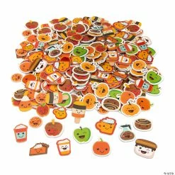 Hot Sale 💯 Bulk Fall Food Self-Adhesive Shapes - 300 Pc. 😍