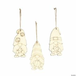 Cheap π€© Color Your Own Fall Gnome Ornaments - 12 Pc. β€οΈ