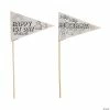 Discount 😉 Color Your Own First Day of School Pennant Flags - 24 Pc. 🌟