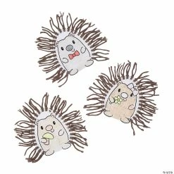 Flash Sale 😀 Color Your Own Hedgehog Lacing Card Craft Kit - Makes 12. 🥰