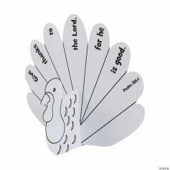 Wholesale ๐คฉ Color Your Own Inspirational Turkey Stand-Ups - 12 Pc. ๐