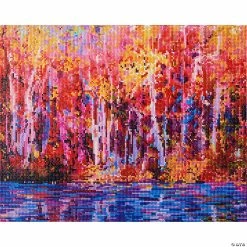 Cheapest 😀 Diamond Art Kit 20"x 16" Premium Autumn Trees       ⌛