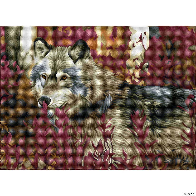 Flash Sale 👍 Diamond Dotz Squares Facet Art Advanced Autumn Wolf ✨ 3 Flash Sale 👍 Diamond Dotz Squares Facet Art Advanced Autumn Wolf ✨