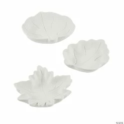 Wholesale โค๏ธ DIY Ceramic Mini Leaf Bowls - 12 Pc. ๐