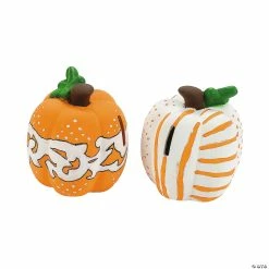 Hot Sale 🌟 DIY Ceramic Pumpkin Banks - 12 Pc. ✨ -Fall Crafts Sales diy ceramic pumpkin banks 12 pc 56 1984 a04
