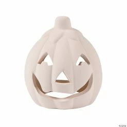 Hot Sale ⭐ DIY Ceramic Pumpkin Votive Candle Holders - 12 Pc. 👍
