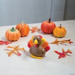 Hot Sale 🤩 DIY Ceramic 👪 Thanksgiving Turkeys - 12 Pc. 🔔 -Fall Crafts Sales diy ceramic thanksgiving turkeys 12 pc 13811727 a02