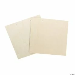 Outlet β DIY Unfinished Wood Banner Squares - 12 Pc. β