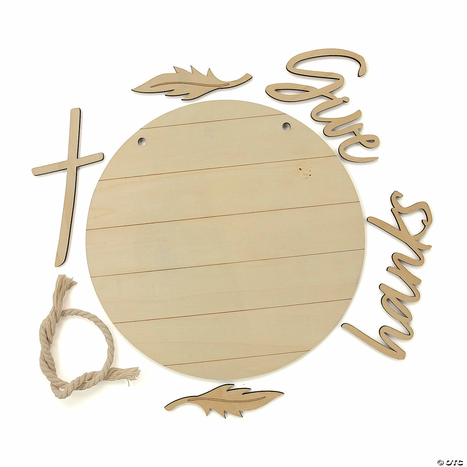 Coupon β€οΈ DIY Unfinished Wood Religious Give Thanks Door Sign π 3 Coupon β€οΈ DIY Unfinished Wood Religious Give Thanks Door Sign π - Image 2