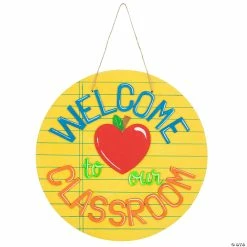 Brand new ✔️ DIY Unfinished Wood Welcome to Our Classroom Door Sign 🔔 -Fall Crafts Sales diy unfinished wood welcome to our classroom door sign14113290 a02