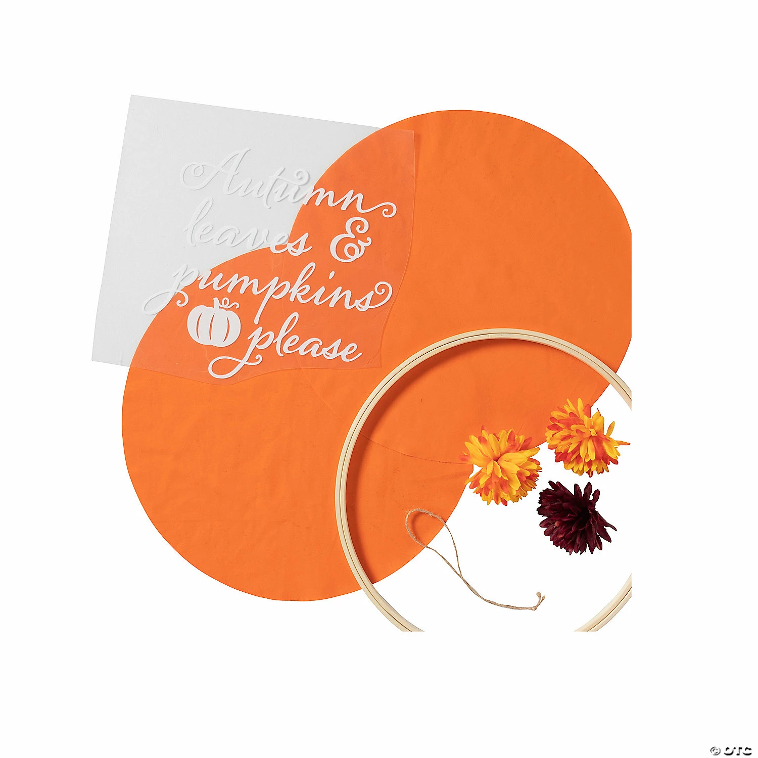 Cheap ✨ Embroidery Hoop Iron-On Fall Craft Kit ⭐ 4 Cheap ✨ Embroidery Hoop Iron-On Fall Craft Kit ⭐ - Image 2