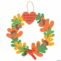 New 🌟 Enter with a Thankful Heart Wreath Craft Kit- Makes 12 🌟