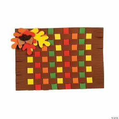Brand new ๐ Fall Colors Weaving Placemat Craft Kit - Makes 12 ๐