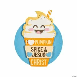 Promo 😍 Fall Faith Coffee Magnet Craft Kit - Makes 12 🎉