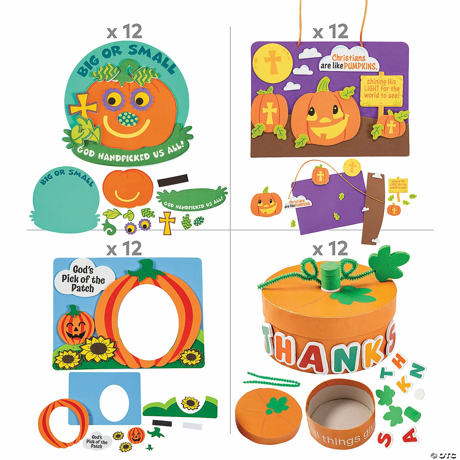 Best Pirce ❤️ Fall Faith Pumpkin Craft Assortment Kit - Makes 48 ⌛ 4 Best Pirce ❤️ Fall Faith Pumpkin Craft Assortment Kit - Makes 48 ⌛ - Image 2