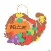 Wholesale ⭐ Foam Cornucopia Door Sign 👪 Thanksgiving Craft Kit- Makes 12 ❤️ -Fall Crafts Sales foam cornucopia door sign thanksgiving craft kit makes 1248 1599