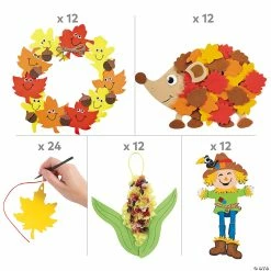 Cheap 👍 Fun Fall Craft Assortment - Makes 72 🔥 5 Cheap 👍 Fun Fall Craft Assortment - Makes 72 🔥 -Fall Crafts Sales fun fall craft assortment makes 7213968711 a01