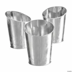 Fall Crafts Sales 32 Best deal ๐ Galvanized Vases - 3 Pc. ๐ฅฐ