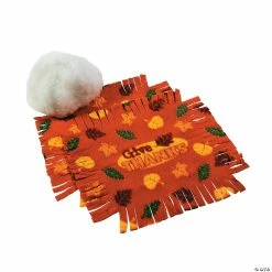Hot Sale ⭐ Give Thanks Fleece Tied Pillow Craft Kit - Makes 6 ✔️ 6 Hot Sale ⭐ Give Thanks Fleece Tied Pillow Craft Kit - Makes 6 ✔️ -Fall Crafts Sales give thanks fleece tied pillow craft kit makes 648 4538a a01