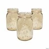 Cheap 🛒 Gold Mercury Mason Jars - 12 Pc. 🔥 -Fall Crafts Sales gold mercury mason jars 12 pc 13759764