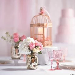 Cheap 🛒 Gold Mercury Mason Jars - 12 Pc. 🔥 -Fall Crafts Sales gold mercury mason jars 12 pc 13759764 a02