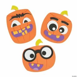 Best Sale ๐ Goofy Face Pumpkin Magnet Craft Kit - Makes 12 ๐ฅฐ