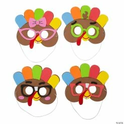 Best Pirce ๐ฅฐ Goofy Turkey Mask Craft Kit - Makes 12 โ