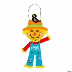 Fall Crafts Sales 34 Best deal ๐ Harvest Blessings Scarecrow Craft Kit - Makes 12 ๐