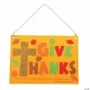 Best deal 🥰 Inspirational Give Thanks Sign Craft Kit- Makes 12 😍 -Fall Crafts Sales inspirational give thanks sign craft kit makes 1213605697