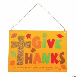 Best deal ๐ฅฐ Inspirational Give Thanks Sign Craft Kit- Makes 12 ๐
