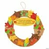 Brand new 👏 Inspirational 👪 Thanksgiving Wreath Craft Kit- Makes 12 👍
