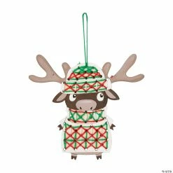 Best Pirce ๐ Knit a Moose a Sweater Ornament Craft Kit - Makes 12 ๐