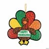 Wholesale ⌛ Mosaic Glitter Turkey Sign Craft Kit- Makes 12 ✔️