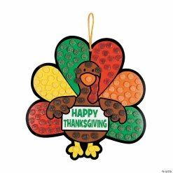 Wholesale โ Mosaic Glitter Turkey Sign Craft Kit- Makes 12 โ๏ธ