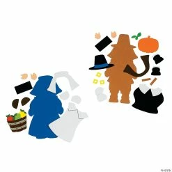 Best Sale 🔥 Pilgrim Picture Frame Magnet Craft Kit - Makes 12 👏 -Fall Crafts Sales pilgrim picture frame magnet craft kit makes 1248 6237 a03