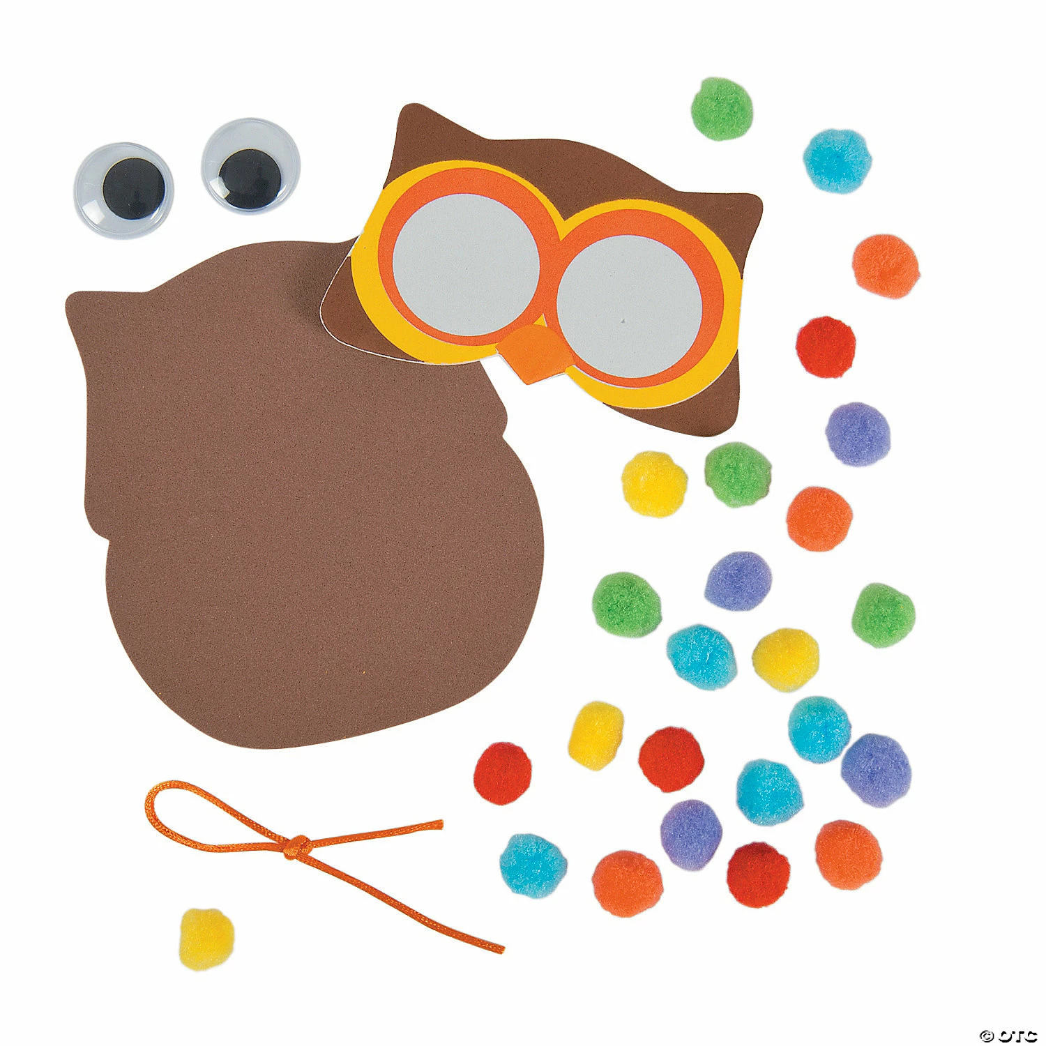 Coupon 🛒 Pom-Pom Owl Ornament Craft Kit - Makes 12 😉 4 Coupon 🛒 Pom-Pom Owl Ornament Craft Kit - Makes 12 😉 - Image 2