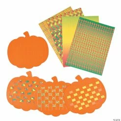 Best deal 🧨 Pumpkin Weaving Mats - 24 Pc. 🧨