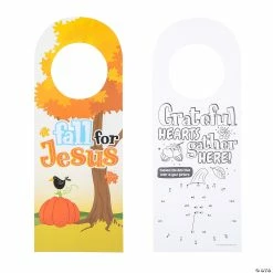 Budget 🛒 Religious Fall Doorknob Hanger Activities - 12 Pc. 😉