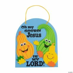 Flash Sale ✔️ Religious Fall Gourd Sign Craft Kit – Makes 12 🧨