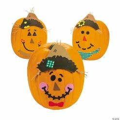 Best Pirce ✔️ Scarecrow Pumpkin Decorating Craft Kit - Makes 12 😍 -Fall Crafts Sales scarecrow pumpkin decorating craft kit makes 1248 5403 bv
