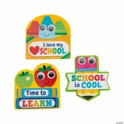 New ⌛ School Is The Best Magnet Craft Kit - Makes 12 👍