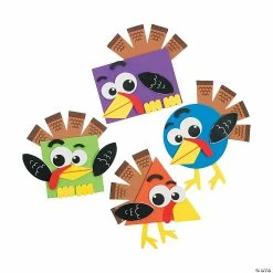 Flash Sale ✔️ Shape Turkey Craft Kit - Makes 12 ✔️