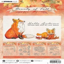Cheap 😉 Studio Light SL Clear Stamp Foxes Beauty Of Fall 105x148mm nr61 ✔️ -Fall Crafts Sales studio light sl clear stamp foxes beauty of fall 105x148mm nr6114163547 a02NOWA